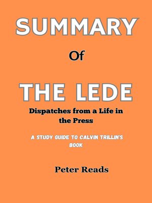 cover image of SUMMARY     of   THE LEDE